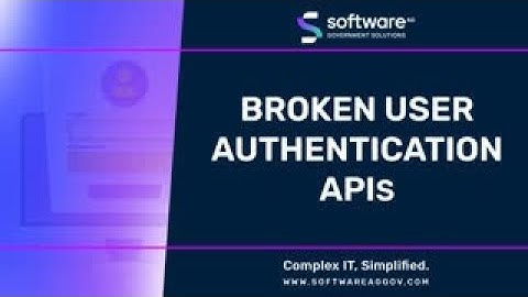 Broken User Authentication APIs