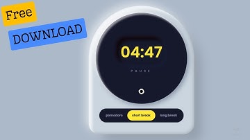 Build a Pomodoro Timer Web App | ASMR Coding Tutorial (HTML, CSS, JavaScript
