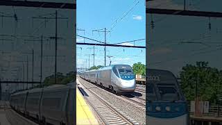 Amtrak OG Acela 2162 Blasts Through Edison, NJ w/ A Nice Engineer & K5LA! #amtrak #acelaexpress