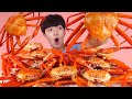 ENG SUB)Amazing! Red Snow King Crab Steamed Eating Mukbang🦀Korean Seafood ASMR 후니 Hoony Eatingsound