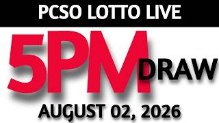 Lotto Result Today 5pm Draw August 02, 2026 Swertres Ez2  PCSO LIVE