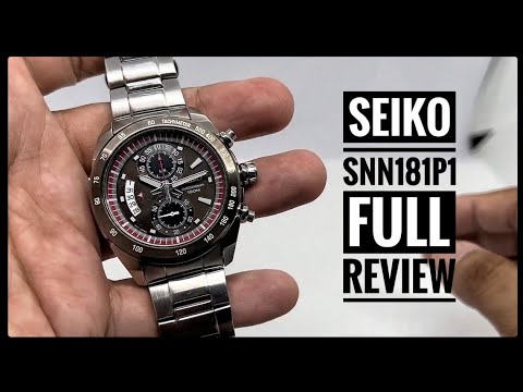 Seiko Quartz Chronograph SNN181P1 full review - YouTube
