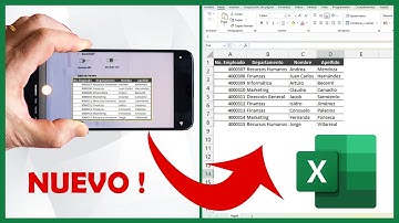 😮NUEVO: Como Convertir una Imagen a Tabla Excel