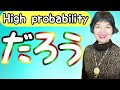 Deshoudarou expressing probability in japanese grammar n456