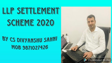 #LIMITED #LIABILITY #SETTLEMENT #SCHEME #2020. ONE TIME OPPORTUNITY FOR LLP
