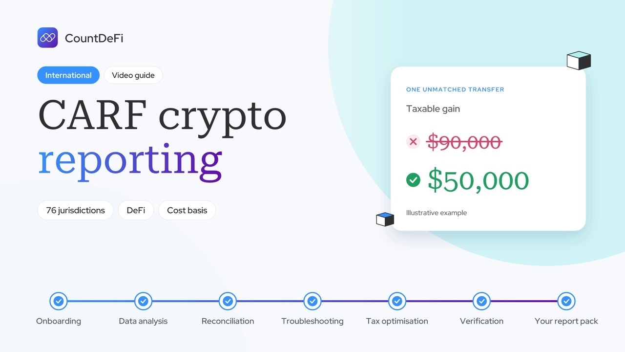 CARF Crypto Reporting 2026: International Crypto Tax for DeFi Explained | CountDeFi