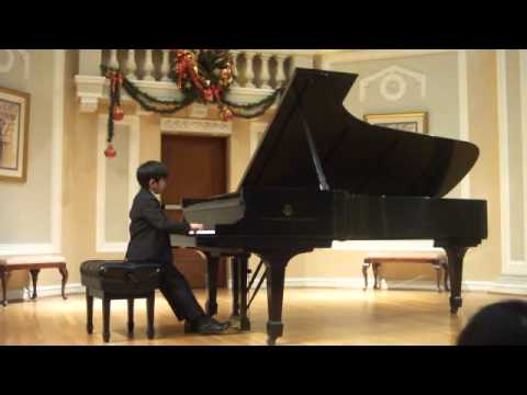 Brian Chen, age 7, 2010 - Sonatina in D Major (com...