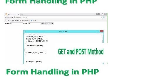 PHP Lecture 10 | PHP form | User input | $_POST | single page submission | isset command