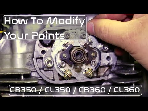 Ignition Points Modification Guide for Honda CB350 / CB360 / CL350 & CL360 Scrambler