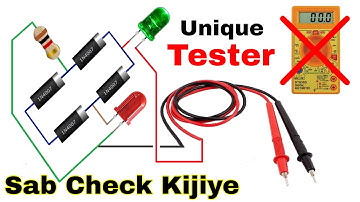 No Multimeter..Make This Unique Tester And Check Everything..All LED Tester