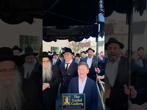Rav Yerucham Olshin & Rav Noach Witty at a Hachnosas Sefer Torah in Lakewood