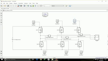 Simulation of Three phase inverter in SIMULINK/MATLAB