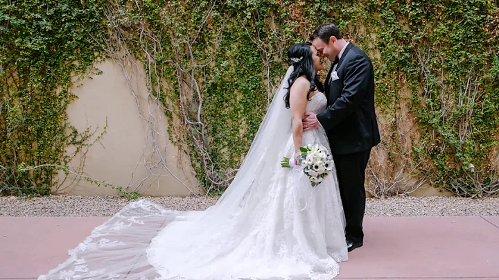 Kathleen & Bob's Central Phoenix Brophy Chapel Wed...