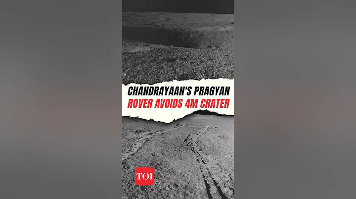 Chandrayaan-3 Mission Laest: Watch Pragyan rover crossing massive crater #chandrayaan3 #news