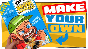 I made my own cereal box!