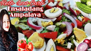 KETO LOW-CARB ENSALADANG AMPALAYA/BITTER GOURD SALAD | By Jenny🇮🇹🇵🇭