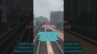 Jalan atau train lrt kelana jaya line malaysia #train #music #lrtmalaysia #shorts #video #viral #fyp