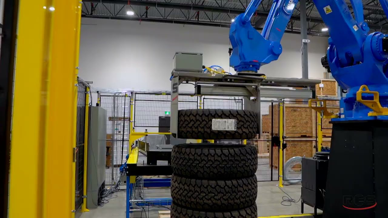 Cellule robotisée de palettisation