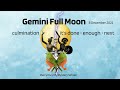 Gemini Full Moon Astrology Culminations.. it&#39;s done.