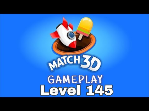 Match 3D Level 145 Gameplay | 2:26 min challenge | No boosters used