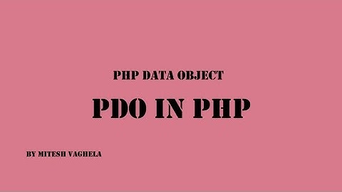 Add dynamic data in database with pdo php part 5