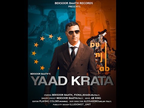 yaad-krata-||-beksoor-baath(italy)-(official-video)-||-beksoor-baath-records-||-new-song-2019