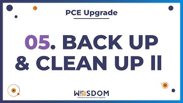 SAP BusinessObjects PCE Migration Cookbook Step 5: Back Up & Clean Up II