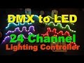 DMX 512 LED controller 24 Channel for your own led strips