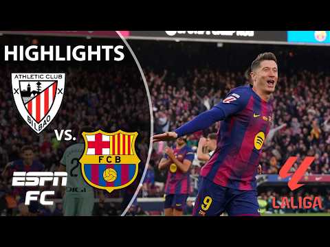 CAMP NOU REOPENING 🔥 Athletic Club vs. Barcelona | LALIGA Highlights | ESPN FC