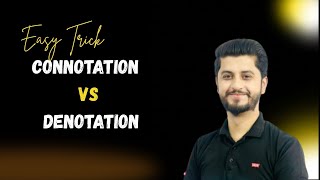 Connotation Denotation Easy Trick In 3 Minutes English Grammar