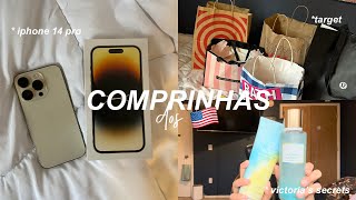 COMPRINHAS DOS EUA | IPHONE 14 PRO, VICTORIA'S SECRETS E +