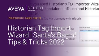 Historian Tag Import Wizard | Santa's Bag of Tips & Tricks 2022 Wealth