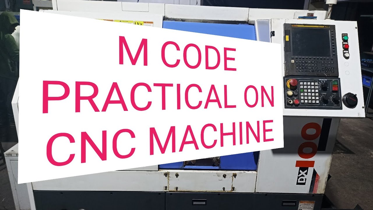 M code practice on cnc machine ! - YouTube