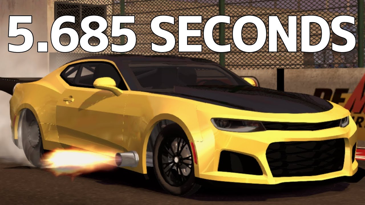 5.6 Seconds Camaro ZL1 Tune (Procharger) No Limit Drag Racing 2.0