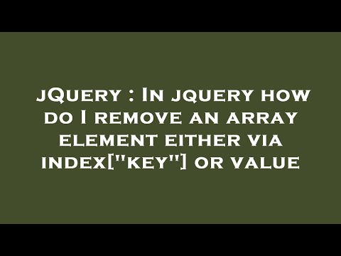 jQuery : In