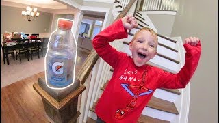 FATHER SON BOTTLE FLIPPING 3! FATHER SON BOTTLE FLIPPING 3!