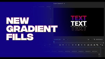 Gradient Text | How to Add Gradient Fill to Text premiere pro | Premiere Pro Tutorial