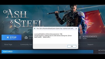 Fix Of Ash and Steel Not Launching/Crashing/Out Of Video Memory/Fatal Error/UE4-ofAshAndSteel PC