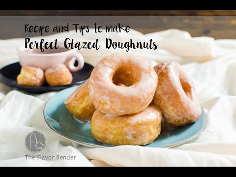 Perfect Doughnuts with Vanilla Glaze