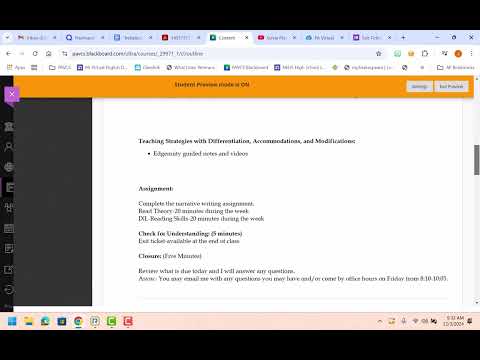 Week 14 Assignment Video Instructions