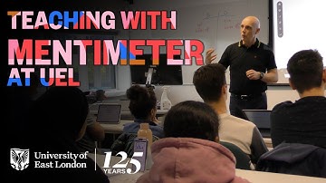 Teaching with Mentimeter at UEL with David Watkinson