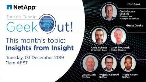 Geek Out! Insights from Insight