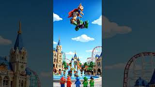 Super Yorkie in Lego Land2 #marvel #avengers