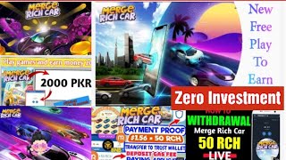 Merge Rich Car: Unlimited Earn RCH Token Hidden Tips and Tricks - Withdrawal without investment screenshot 4