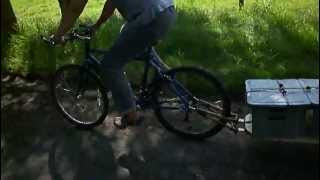 DIY single wheel bicycle trailer