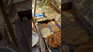 Traditional Bangali Food Shemai Frying In Gallons Of Oil