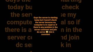 Server is starting 😌 #blackscreenvid #goviral #newserver #fyp #shortfeeds