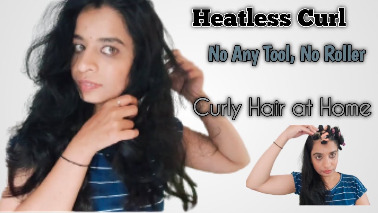 Curly Hair at Home How to Curl hair Heatless Curly Hair Curly Hairstyles Hair Curling
