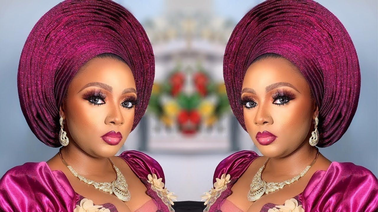 How to join Aso-Oke for Gele