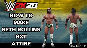 WWE 2K20/ How to make Seth Rollins NXT attire